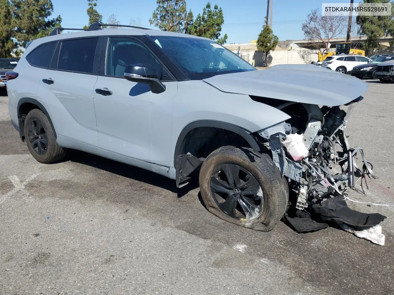 2024 Toyota Highlander Hybrid Xle VIN: 5TDKARAH5RS528691 Lot: 63059055