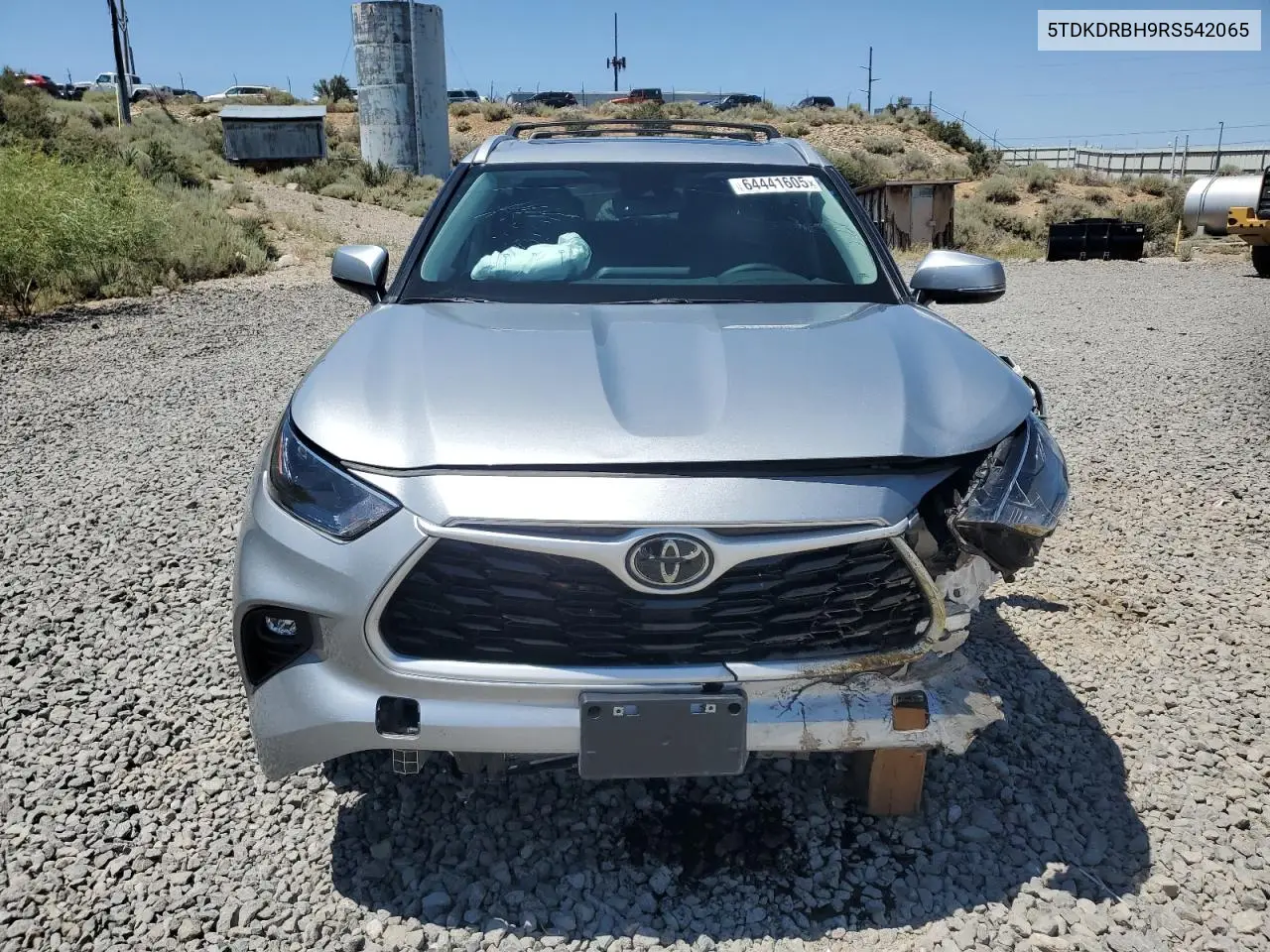 2024 Toyota Highlander Le VIN: 5TDKDRBH9RS542065 Lot: 64441605