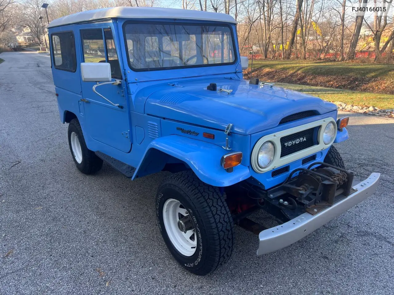1974 Toyota Land Fj40 VIN: FJ40166015 Lot: 53980365