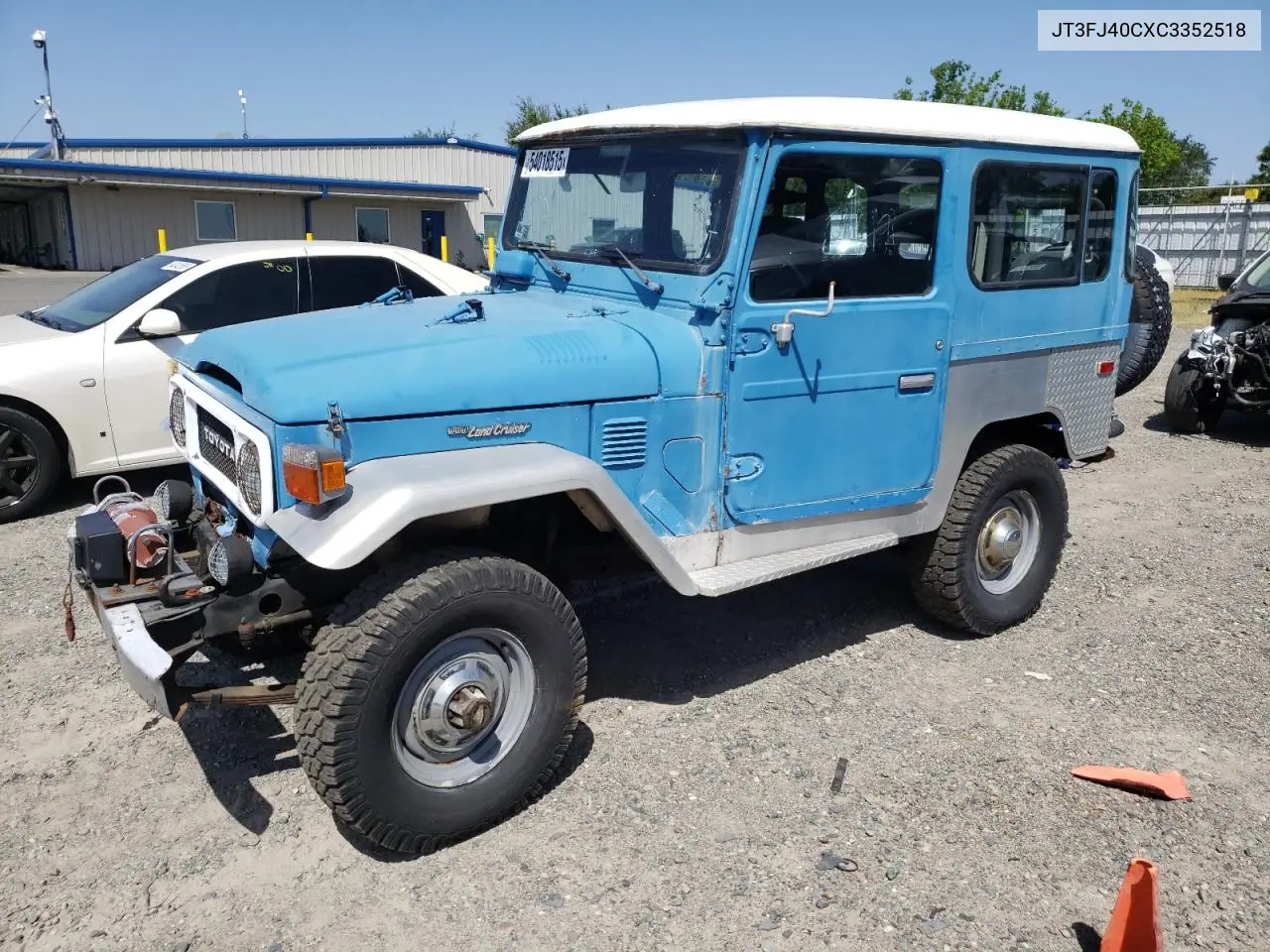 1982 Toyota Land Cruiser Fj40 VIN: JT3FJ40CXC3352518 Lot: 54018515