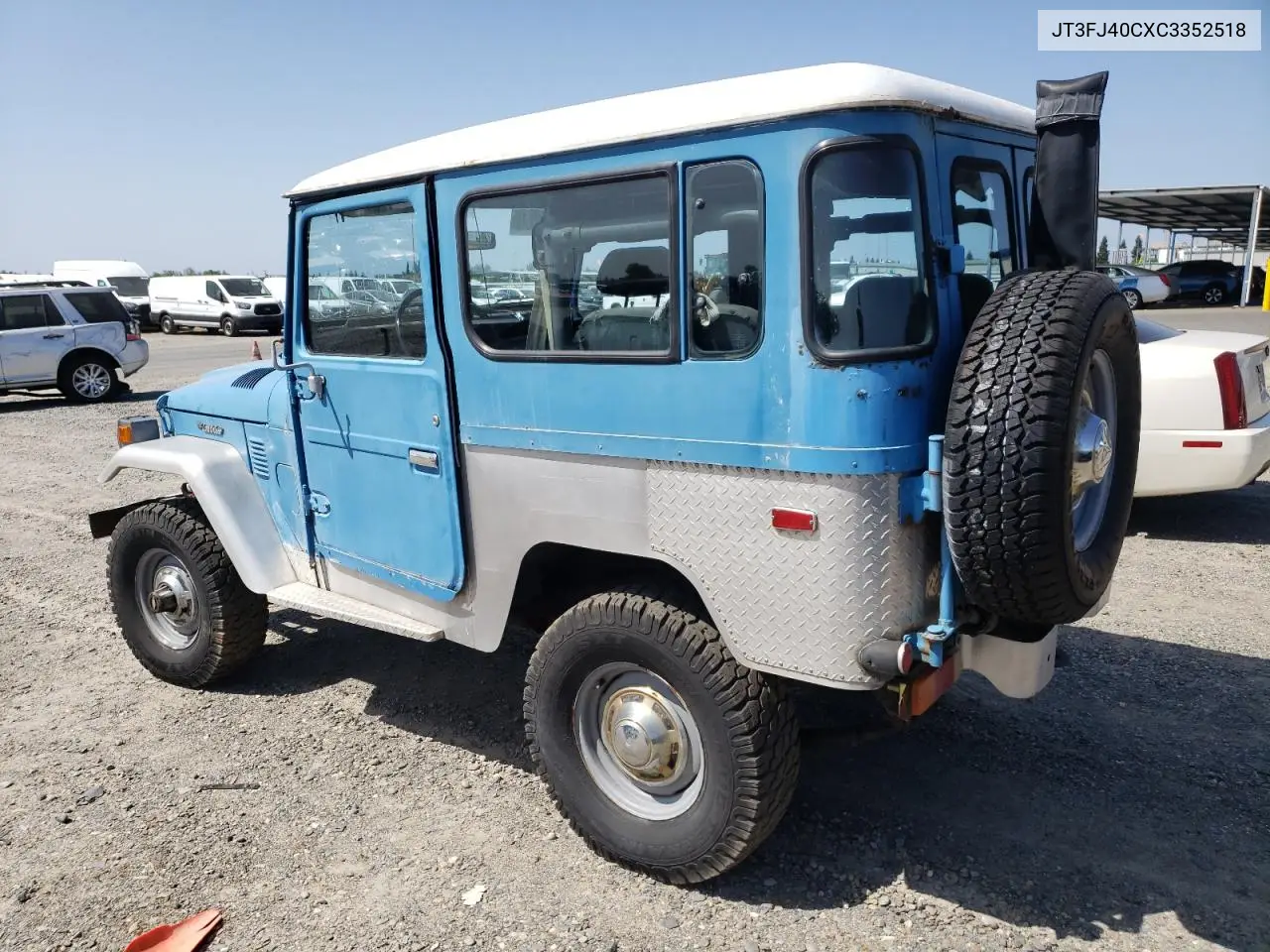 1982 Toyota Land Cruiser Fj40 VIN: JT3FJ40CXC3352518 Lot: 54018515