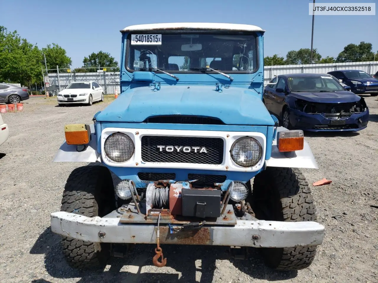 1982 Toyota Land Cruiser Fj40 VIN: JT3FJ40CXC3352518 Lot: 54018515