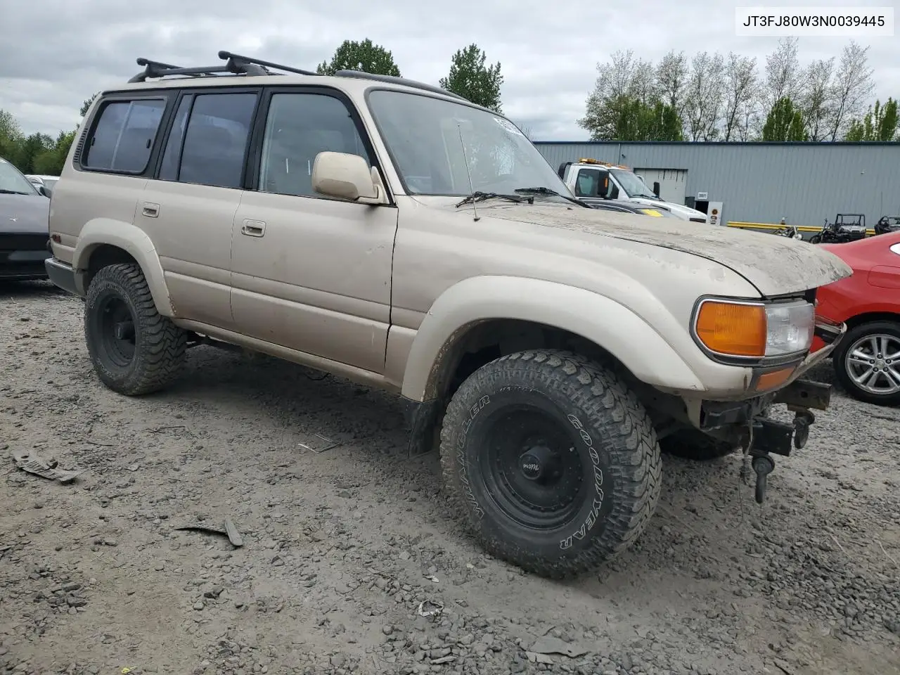 1992 Toyota Land Cruiser Fj80 VIN: JT3FJ80W3N0039445 Lot: 54571695