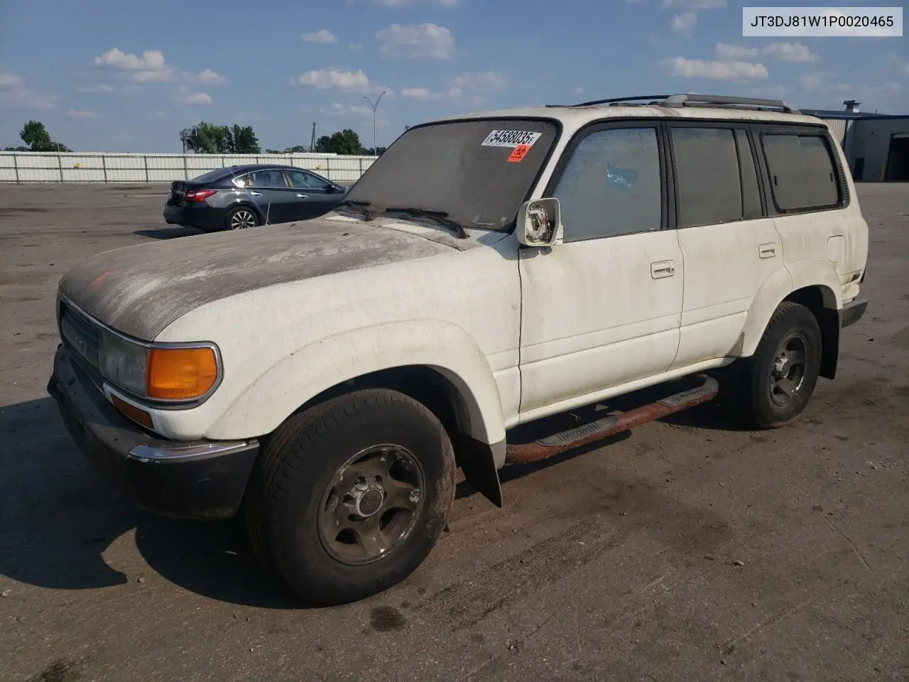 1993 Toyota Land Cruiser Dj81 VIN: JT3DJ81W1P0020465 Lot: 54588035