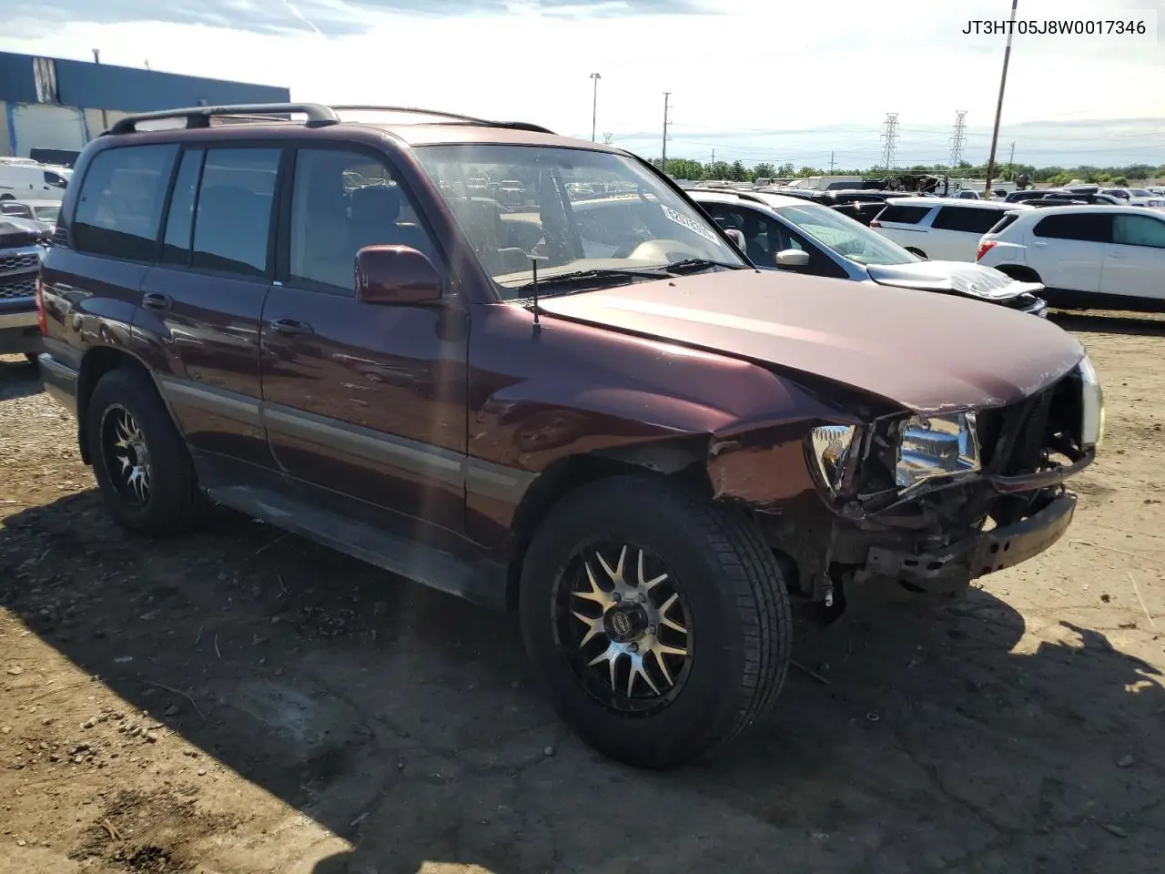 1998 Toyota Land Cruiser VIN: JT3HT05J8W0017346 Lot: 62078355