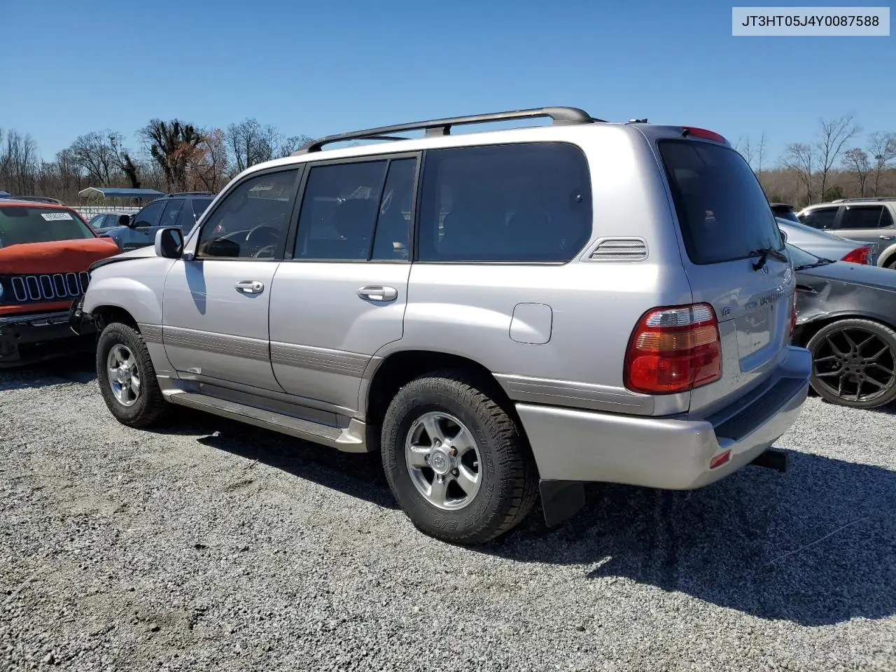 2000 Toyota Land Cruiser VIN: JT3HT05J4Y0087588 Lot: 49678045