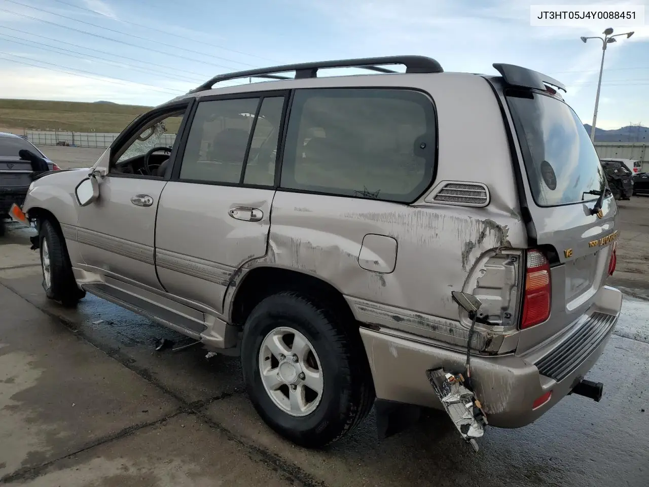 2000 Toyota Land Cruiser VIN: JT3HT05J4Y0088451 Lot: 52208905
