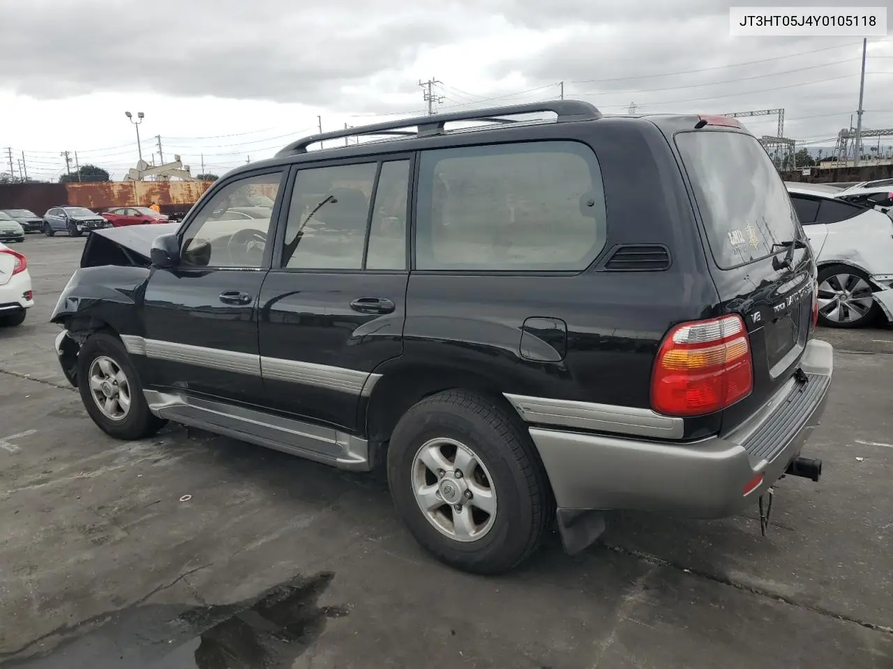 2000 Toyota Land Cruiser VIN: JT3HT05J4Y0105118 Lot: 53841605