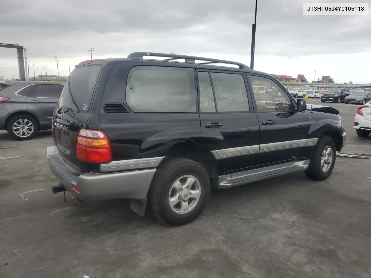 2000 Toyota Land Cruiser VIN: JT3HT05J4Y0105118 Lot: 53841605
