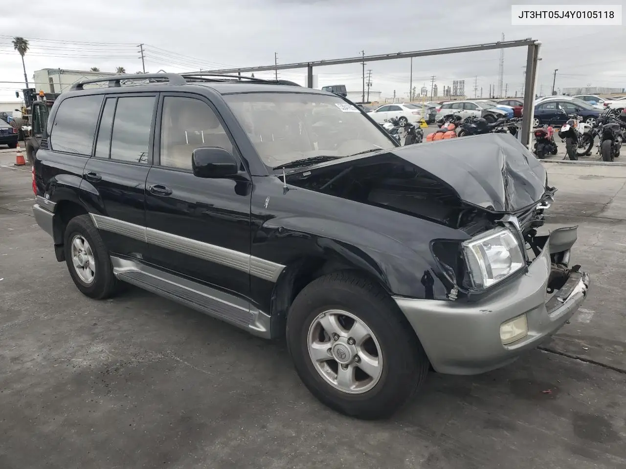 2000 Toyota Land Cruiser VIN: JT3HT05J4Y0105118 Lot: 53841605
