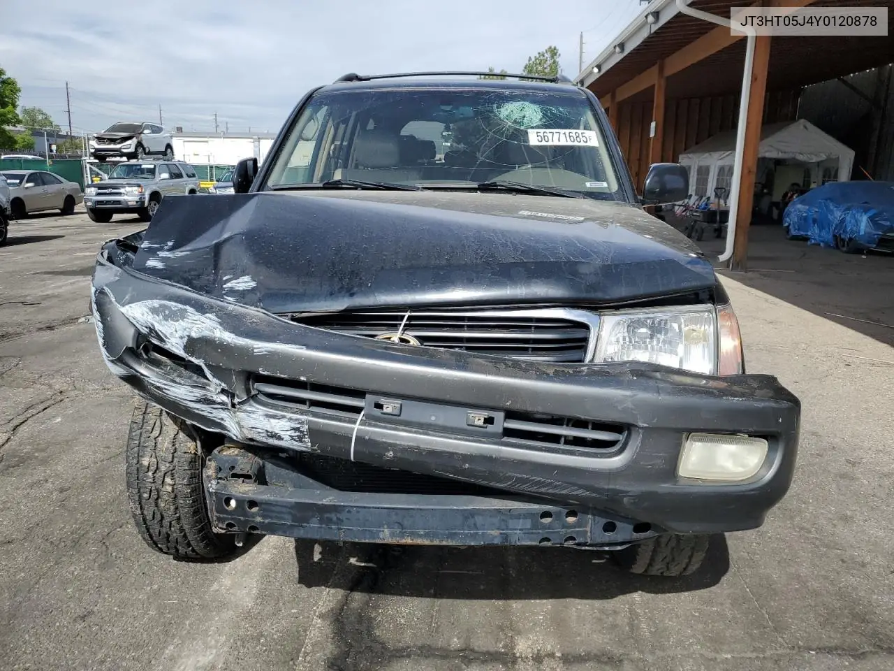 2000 Toyota Land Cruiser VIN: JT3HT05J4Y0120878 Lot: 56771685