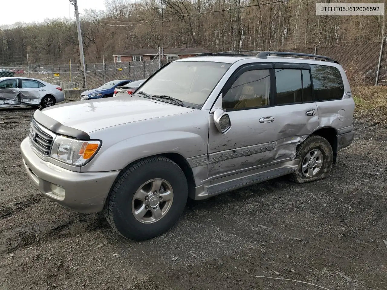 2001 Toyota Land Cruiser VIN: JTEHT05J612006592 Lot: 51407735