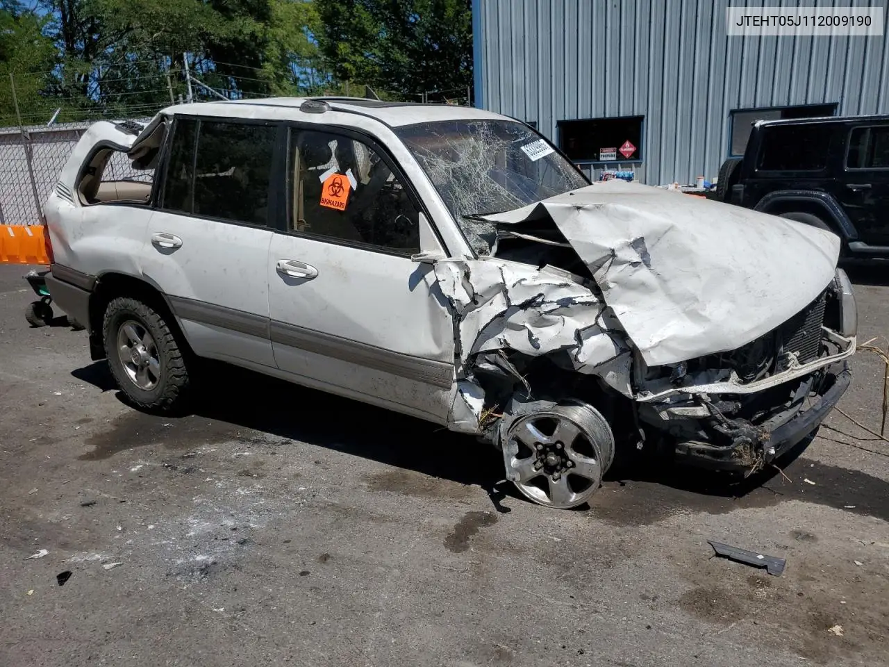 2001 Toyota Land Cruiser VIN: JTEHT05J112009190 Lot: 63329965