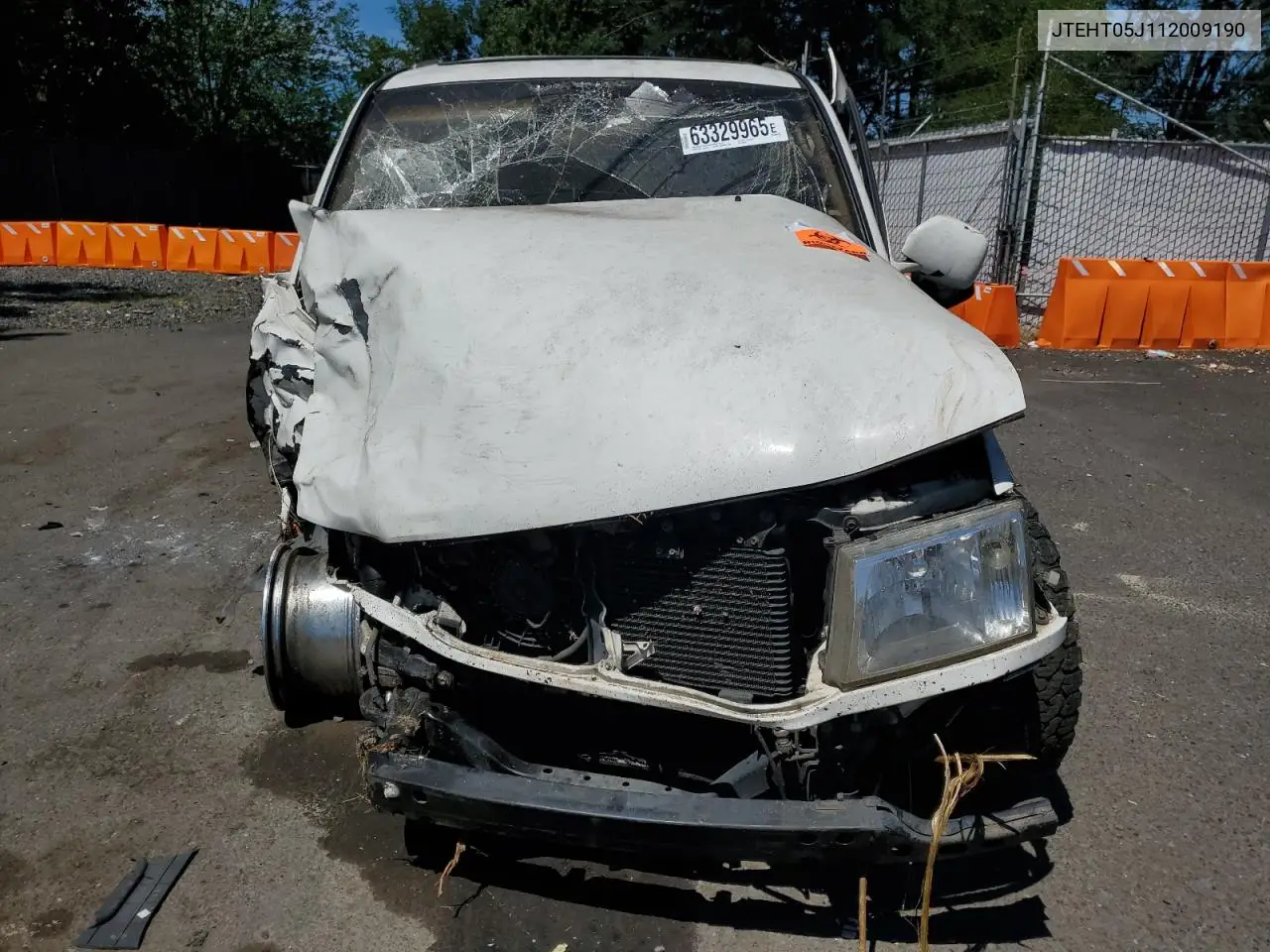 2001 Toyota Land Cruiser VIN: JTEHT05J112009190 Lot: 63329965