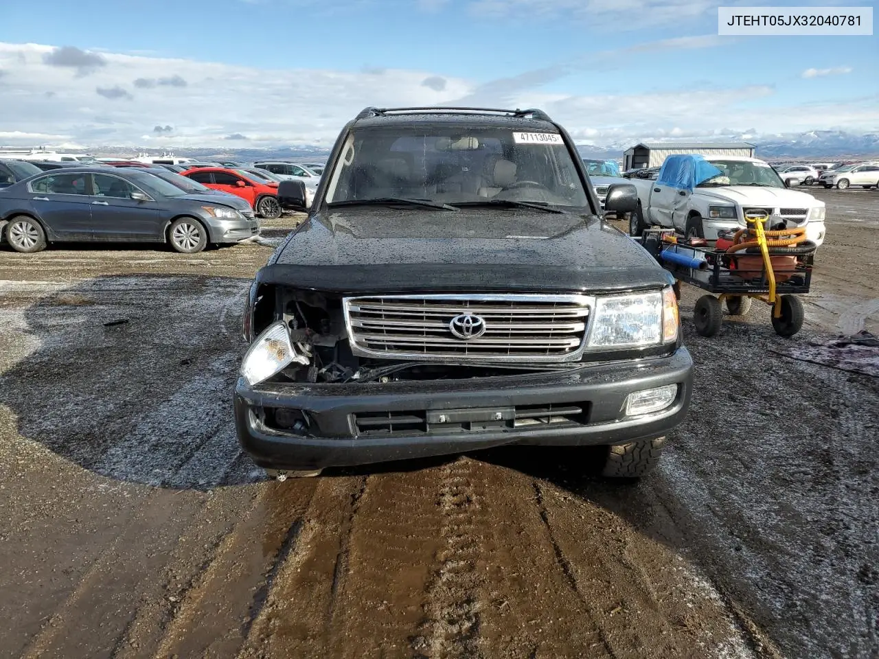 2003 Toyota Land Cruiser VIN: JTEHT05JX32040781 Lot: 47113045