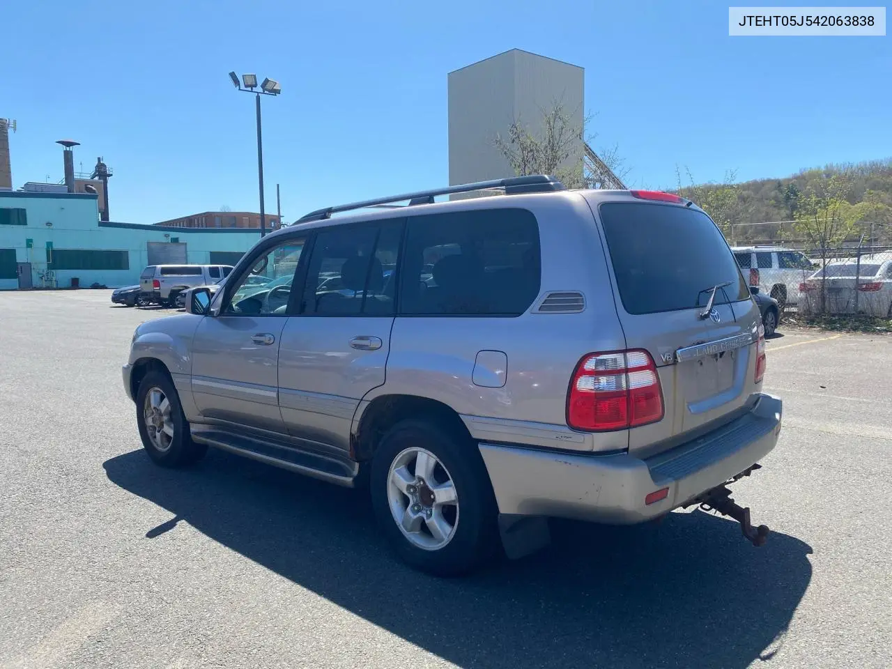 2004 Toyota Land Cruiser VIN: JTEHT05J542063838 Lot: 55477635