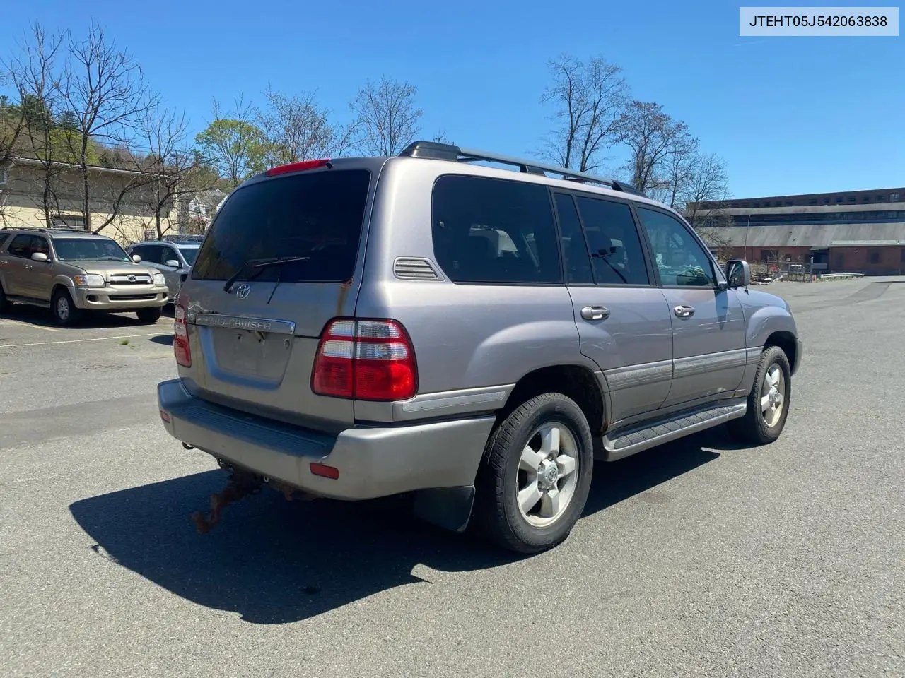 2004 Toyota Land Cruiser VIN: JTEHT05J542063838 Lot: 55477635
