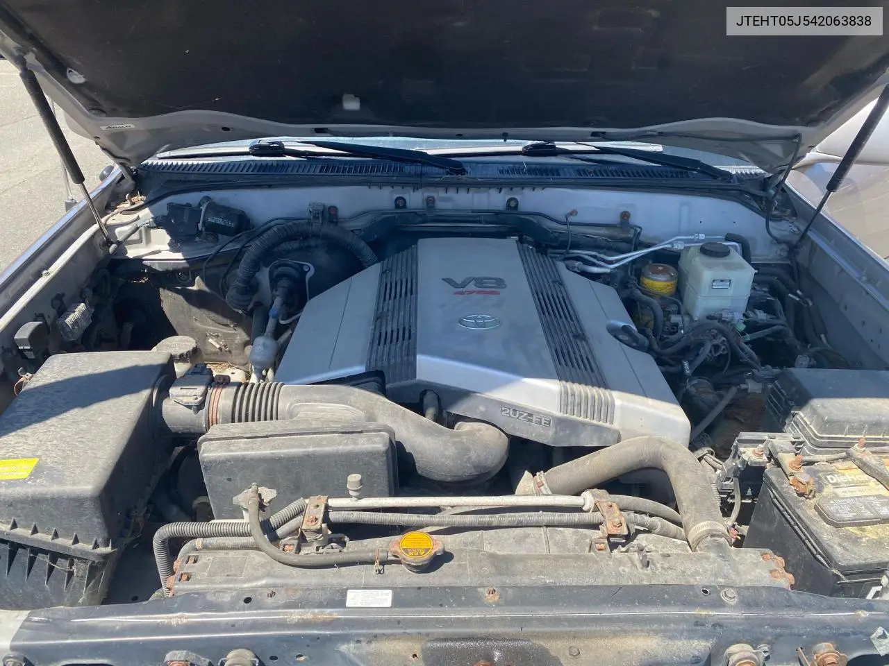 2004 Toyota Land Cruiser VIN: JTEHT05J542063838 Lot: 55477635