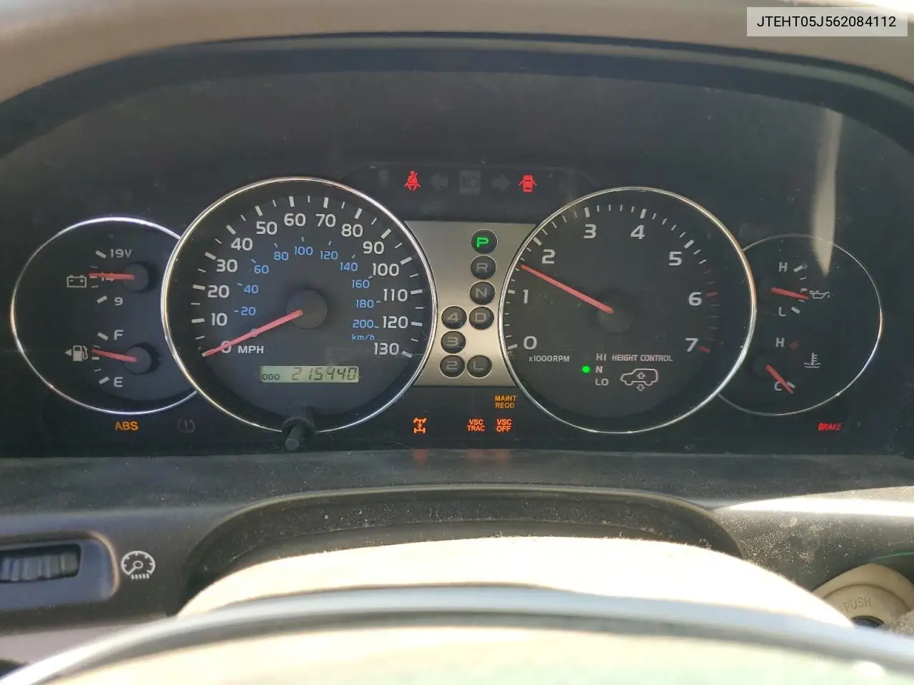 2006 Toyota Land Cruiser VIN: JTEHT05J562084112 Lot: 63146835