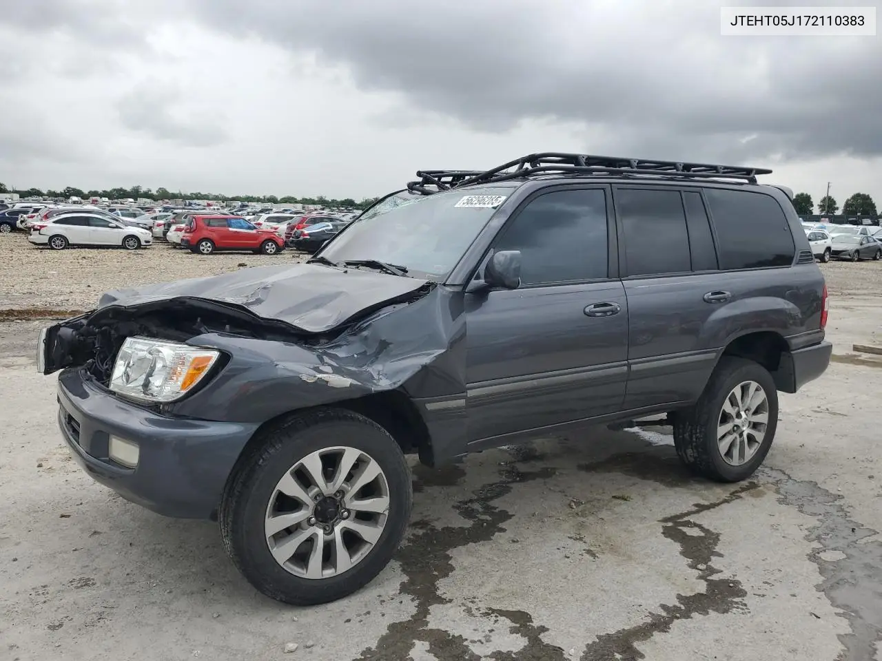 2007 Toyota Land Cruiser VIN: JTEHT05J172110383 Lot: 56296285