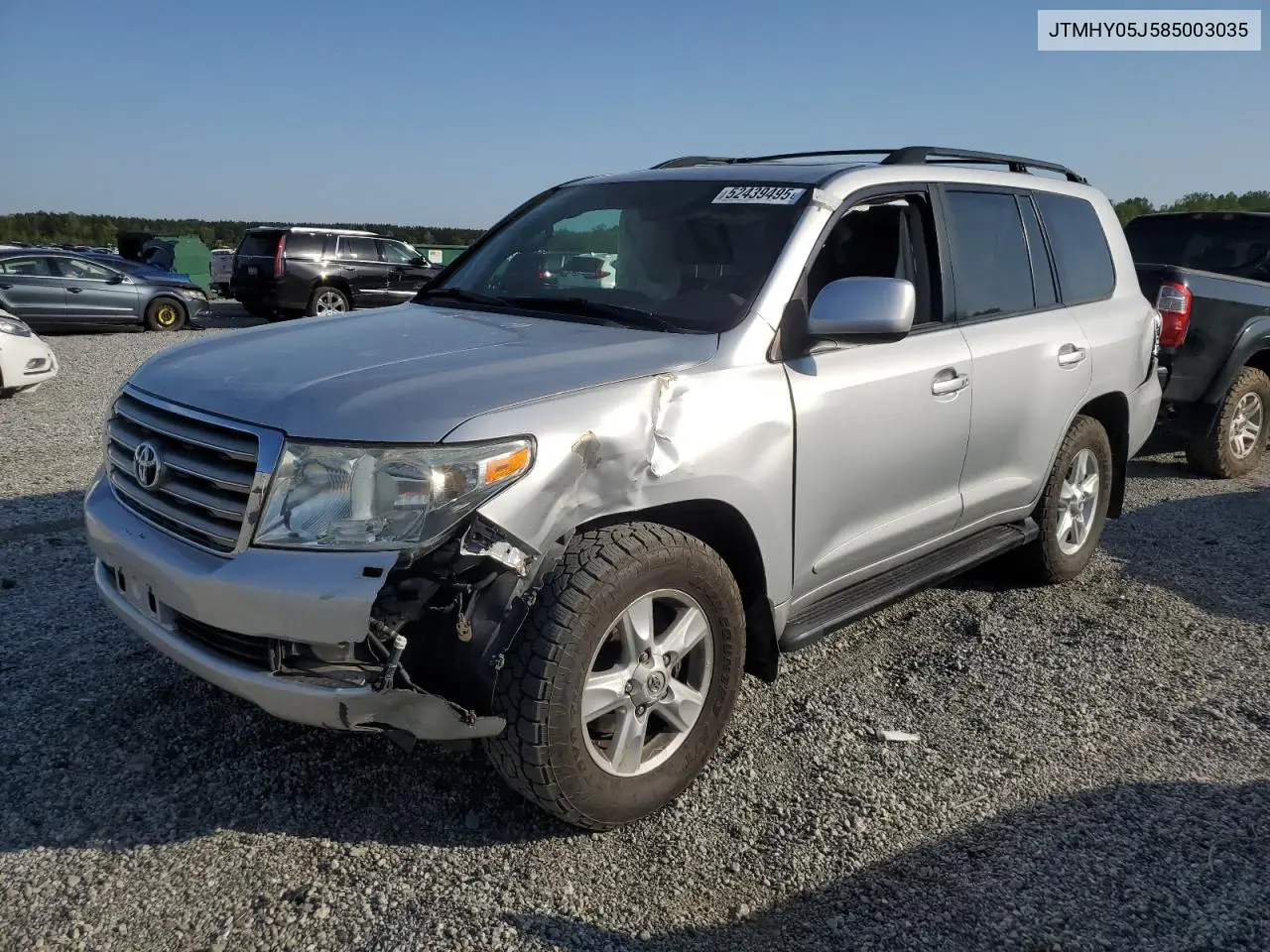 2008 Toyota Land Cruiser VIN: JTMHY05J585003035 Lot: 52439495