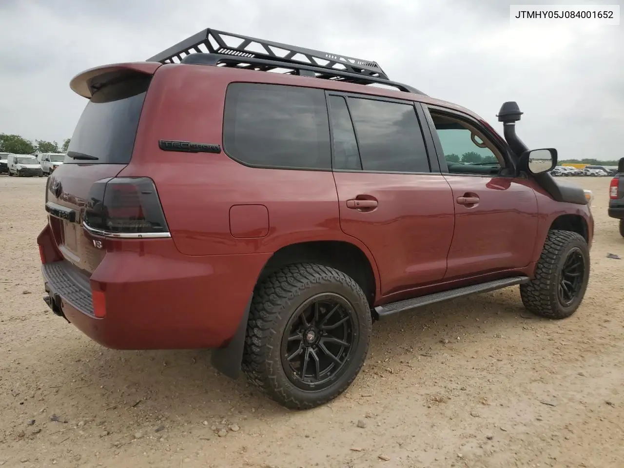 2008 Toyota Land Cruiser VIN: JTMHY05J084001652 Lot: 55292685