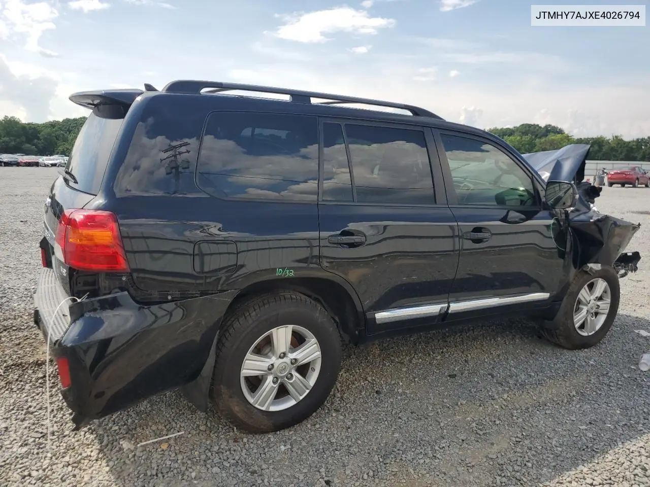 2014 Toyota Land Cruiser VIN: JTMHY7AJXE4026794 Lot: 62841925