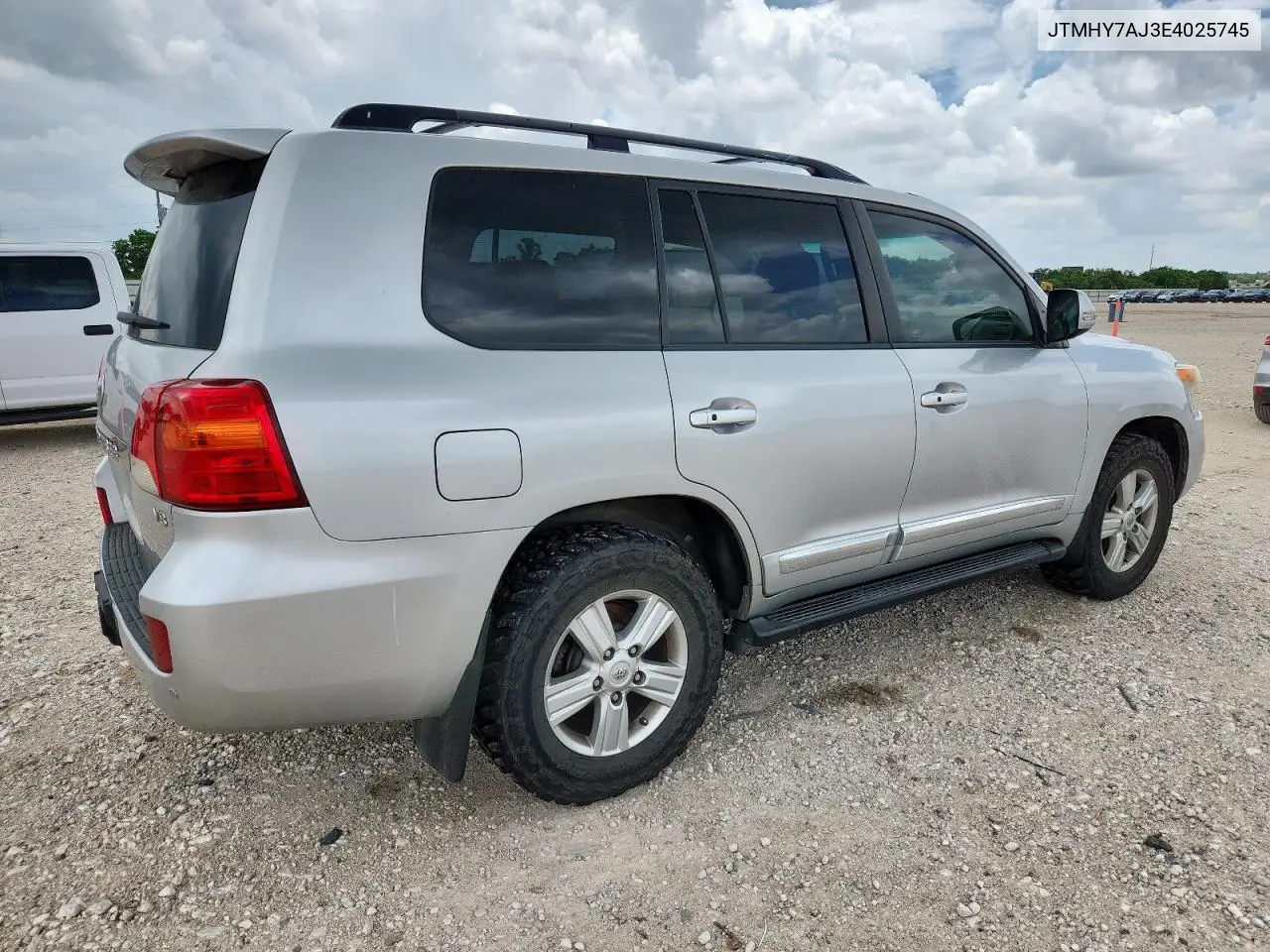 2014 Toyota Land Cruiser VIN: JTMHY7AJ3E4025745 Lot: 63380235