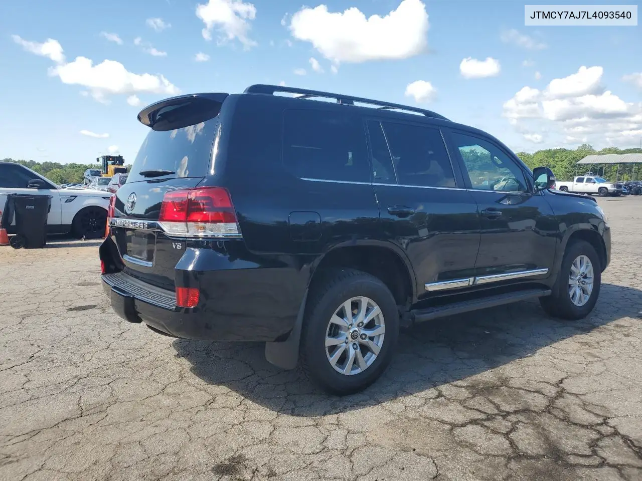 2020 Toyota Land Cruiser Vx-R VIN: JTMCY7AJ7L4093540 Lot: 55211865