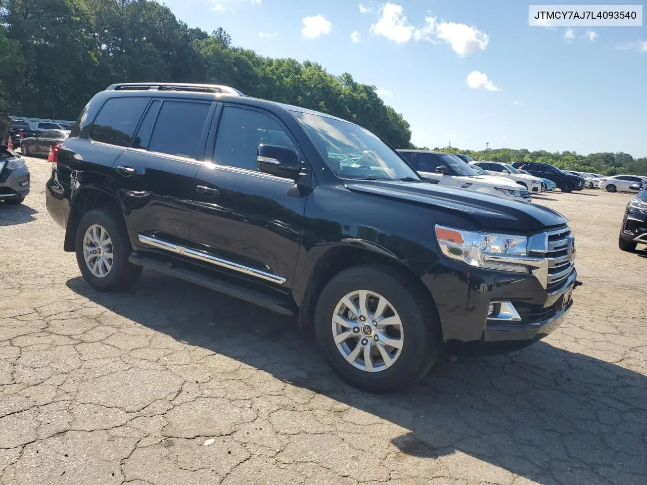 2020 Toyota Land Cruiser Vx-R VIN: JTMCY7AJ7L4093540 Lot: 55211865
