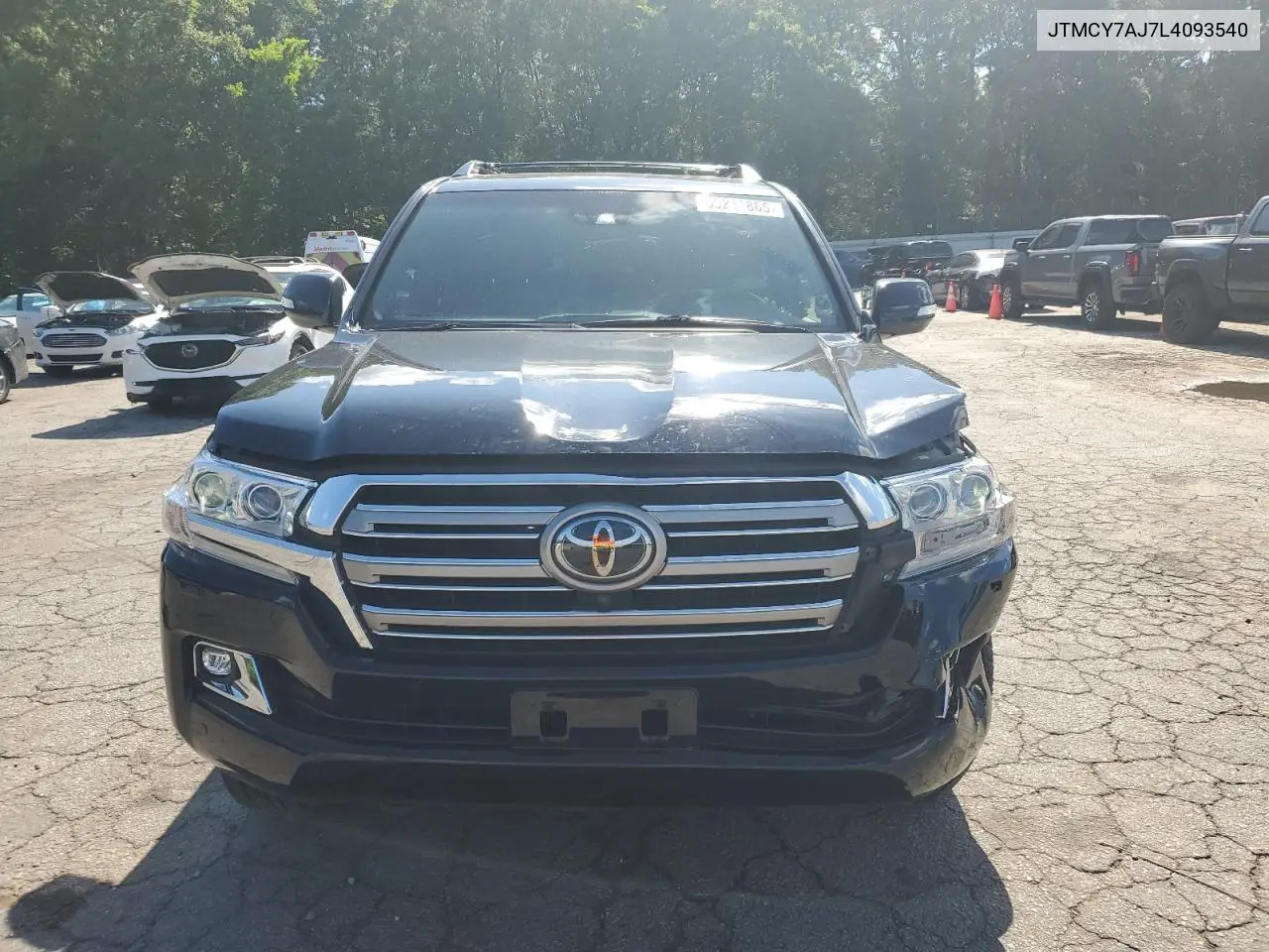 2020 Toyota Land Cruiser Vx-R VIN: JTMCY7AJ7L4093540 Lot: 55211865