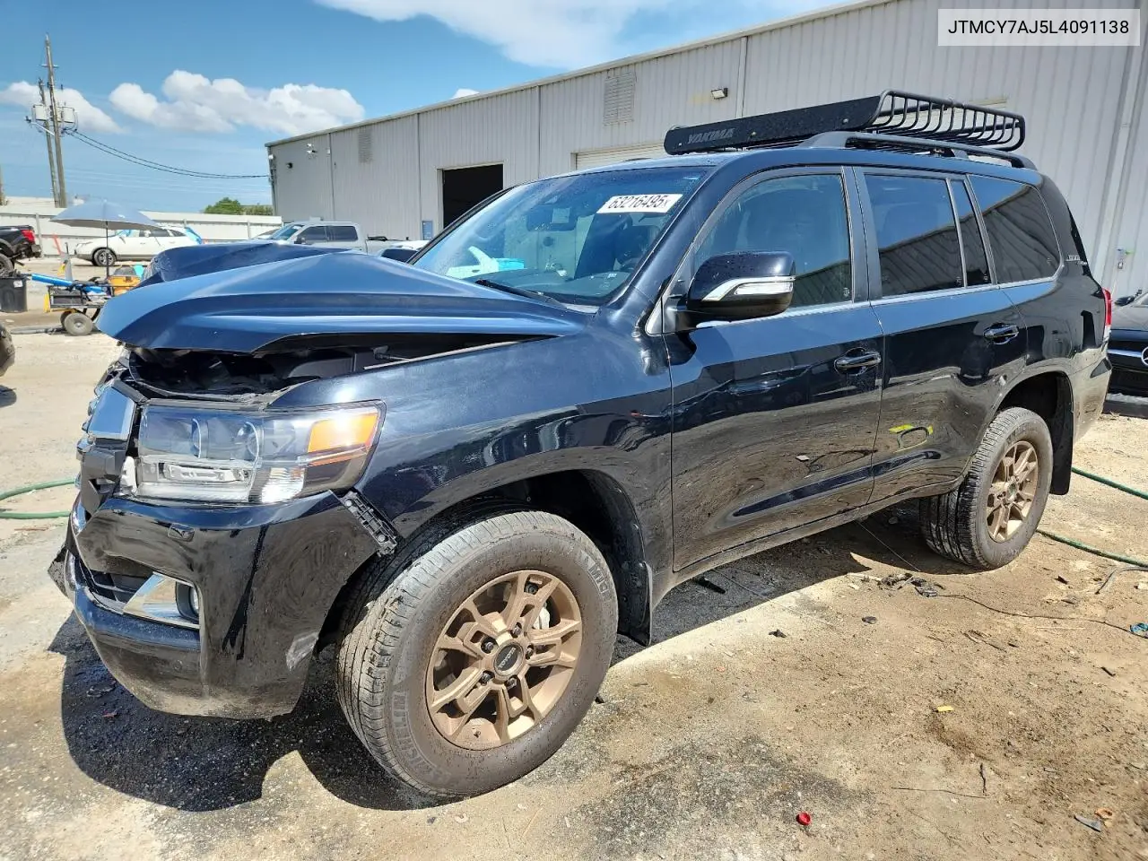 2020 Toyota Land Cruiser Vx-R VIN: JTMCY7AJ5L4091138 Lot: 63216495