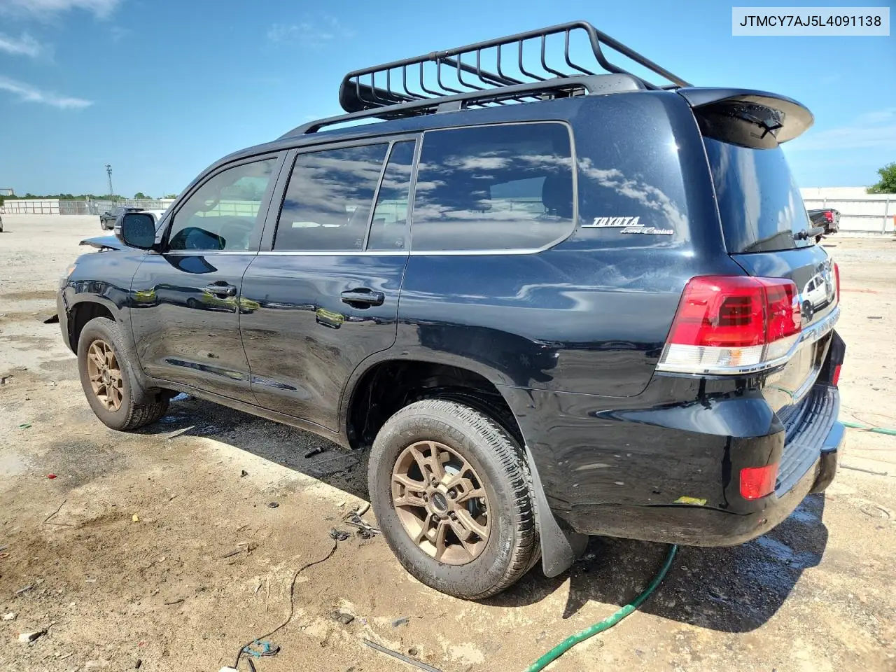 2020 Toyota Land Cruiser Vx-R VIN: JTMCY7AJ5L4091138 Lot: 63216495