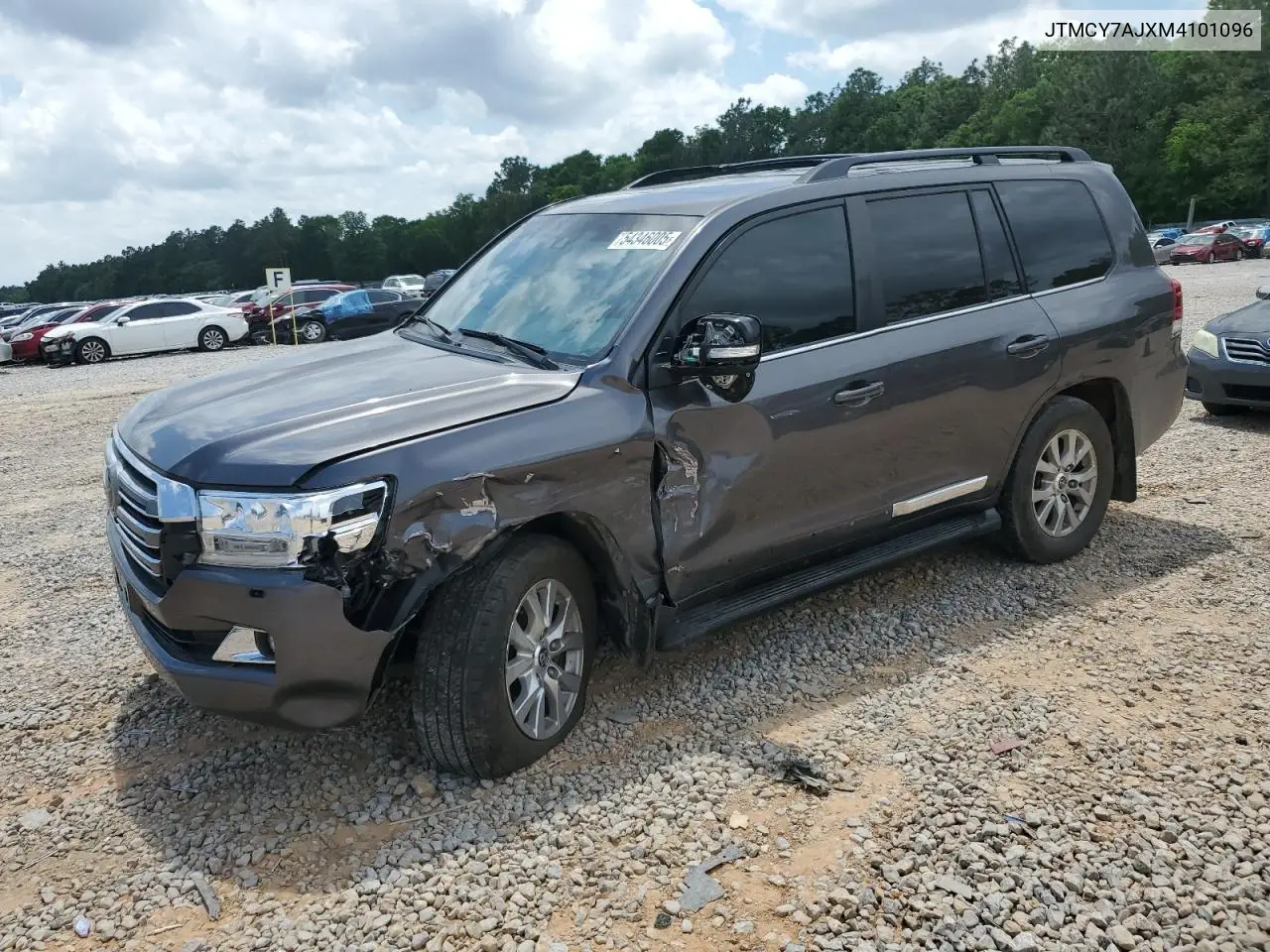 2021 Toyota Land Cruiser Vx-R VIN: JTMCY7AJXM4101096 Lot: 54346005