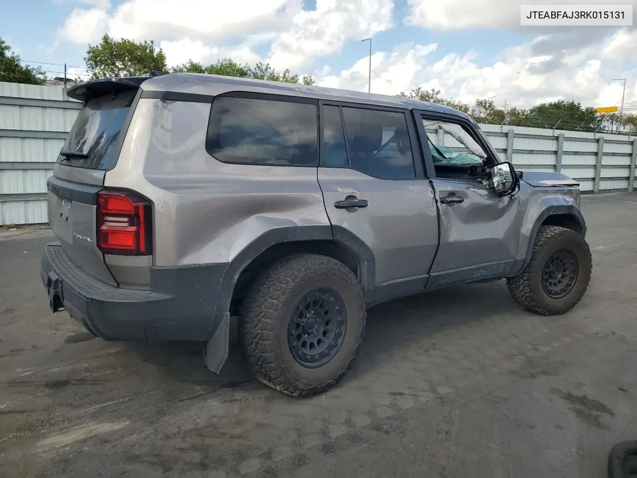 2024 Toyota Land Cruiser Base VIN: JTEABFAJ3RK015131 Lot: 50864235