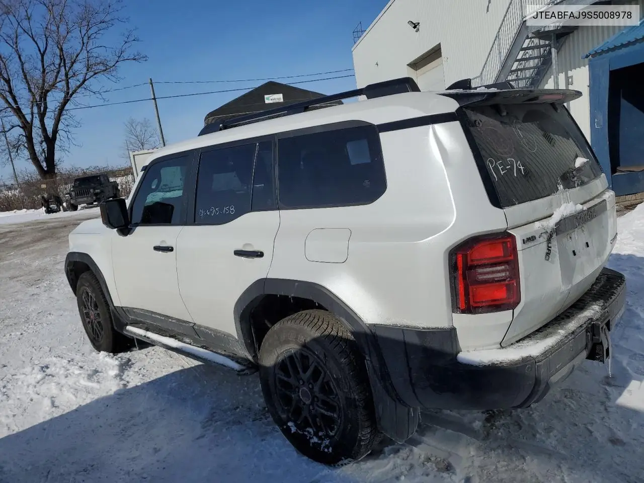 2025 Toyota Land Cruiser Base VIN: JTEABFAJ9S5008978 Lot: 45284305