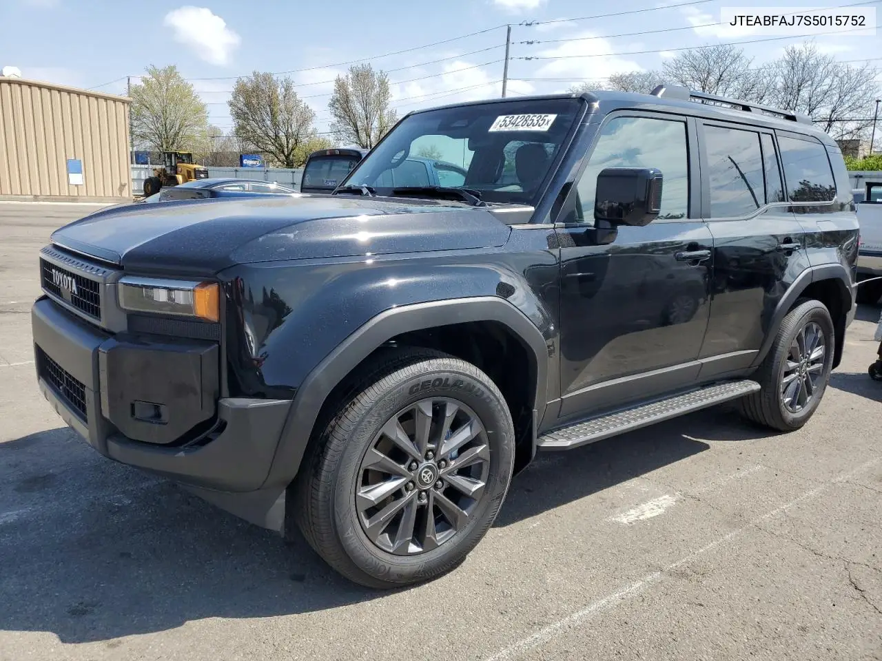 2025 Toyota Land Cruiser Base VIN: JTEABFAJ7S5015752 Lot: 53428535