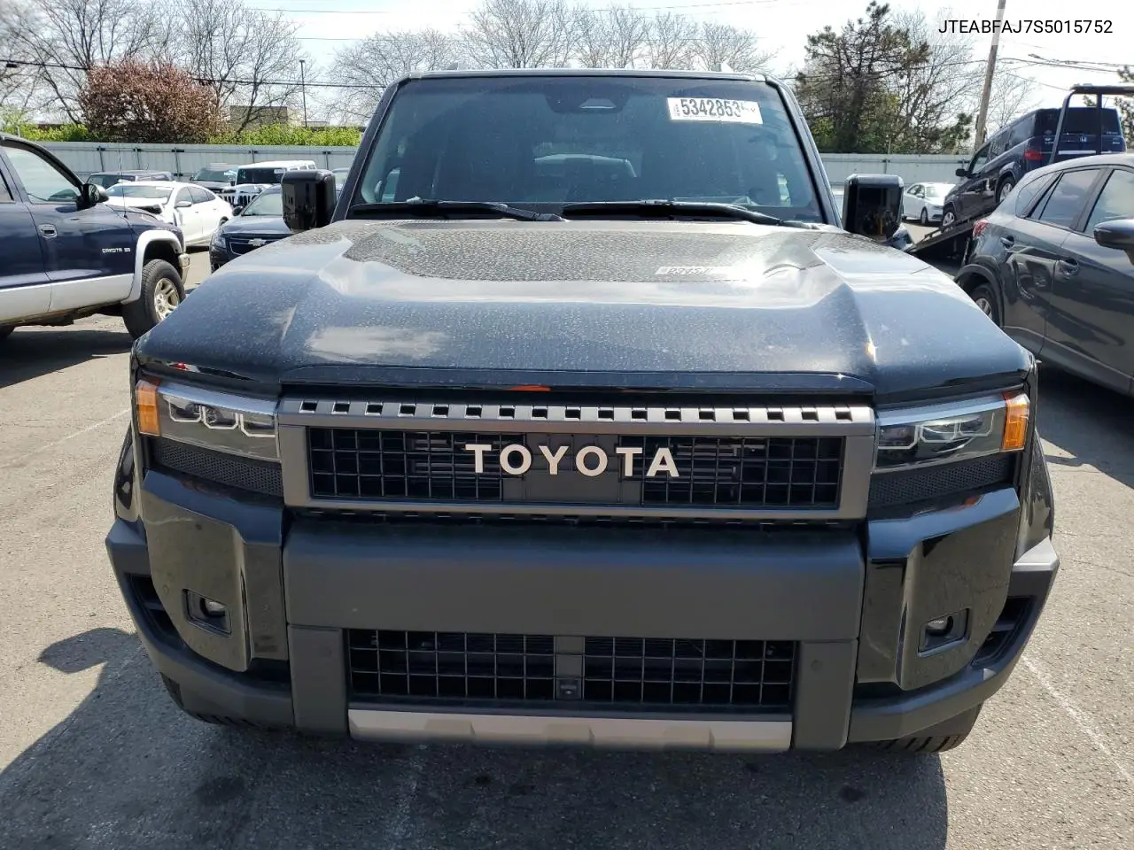 2025 Toyota Land Cruiser Base VIN: JTEABFAJ7S5015752 Lot: 53428535