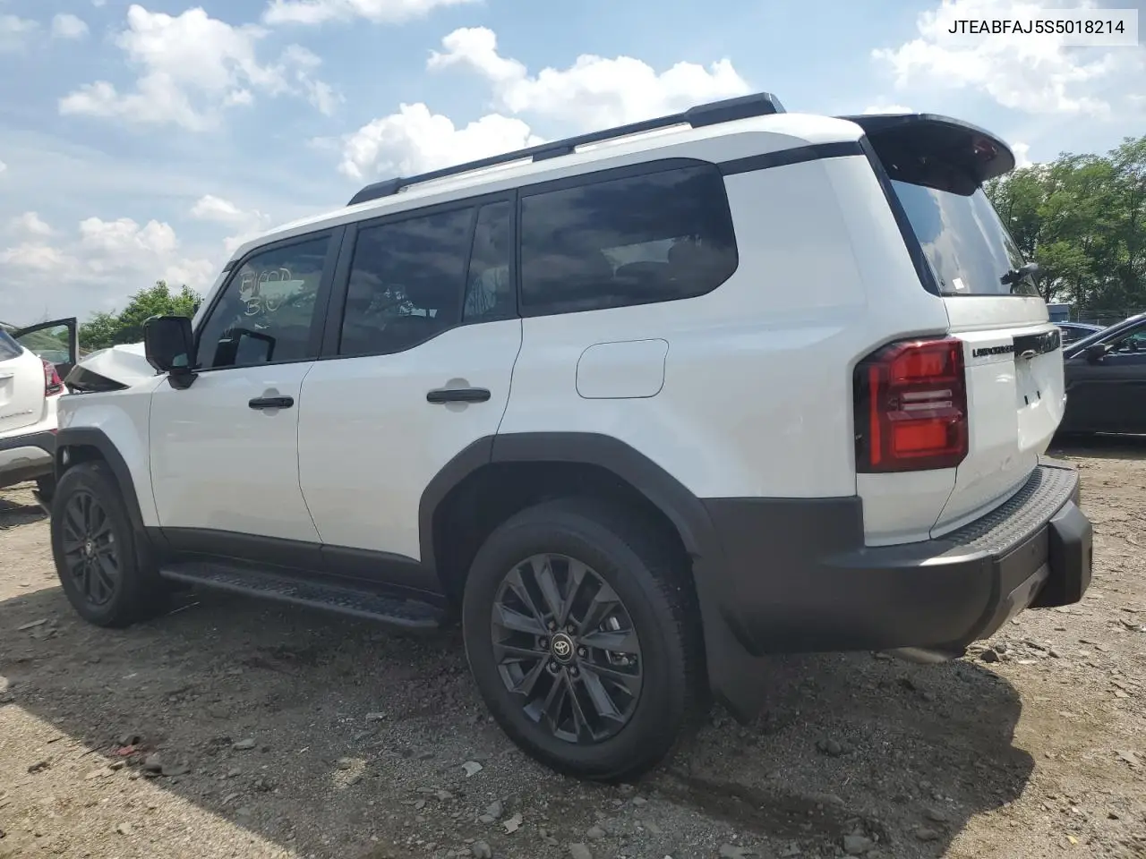 2025 Toyota Land Cruiser Base VIN: JTEABFAJ5S5018214 Lot: 62865215