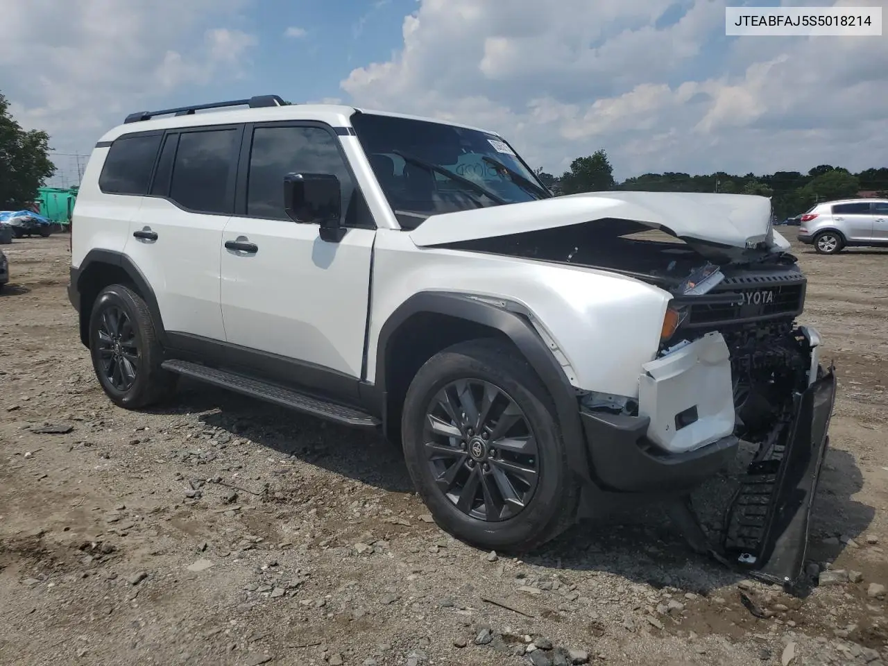 2025 Toyota Land Cruiser Base VIN: JTEABFAJ5S5018214 Lot: 62865215