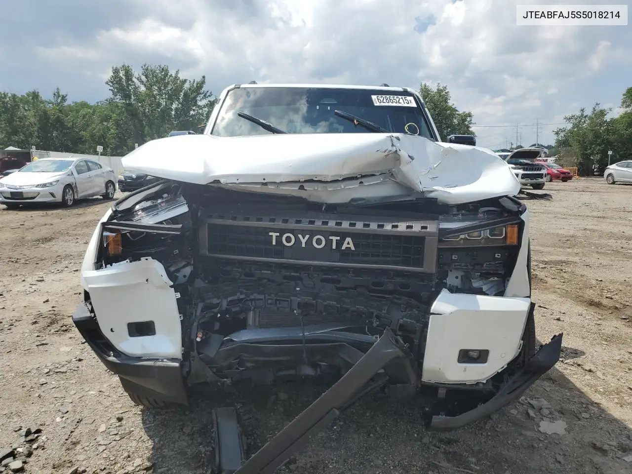 2025 Toyota Land Cruiser Base VIN: JTEABFAJ5S5018214 Lot: 62865215