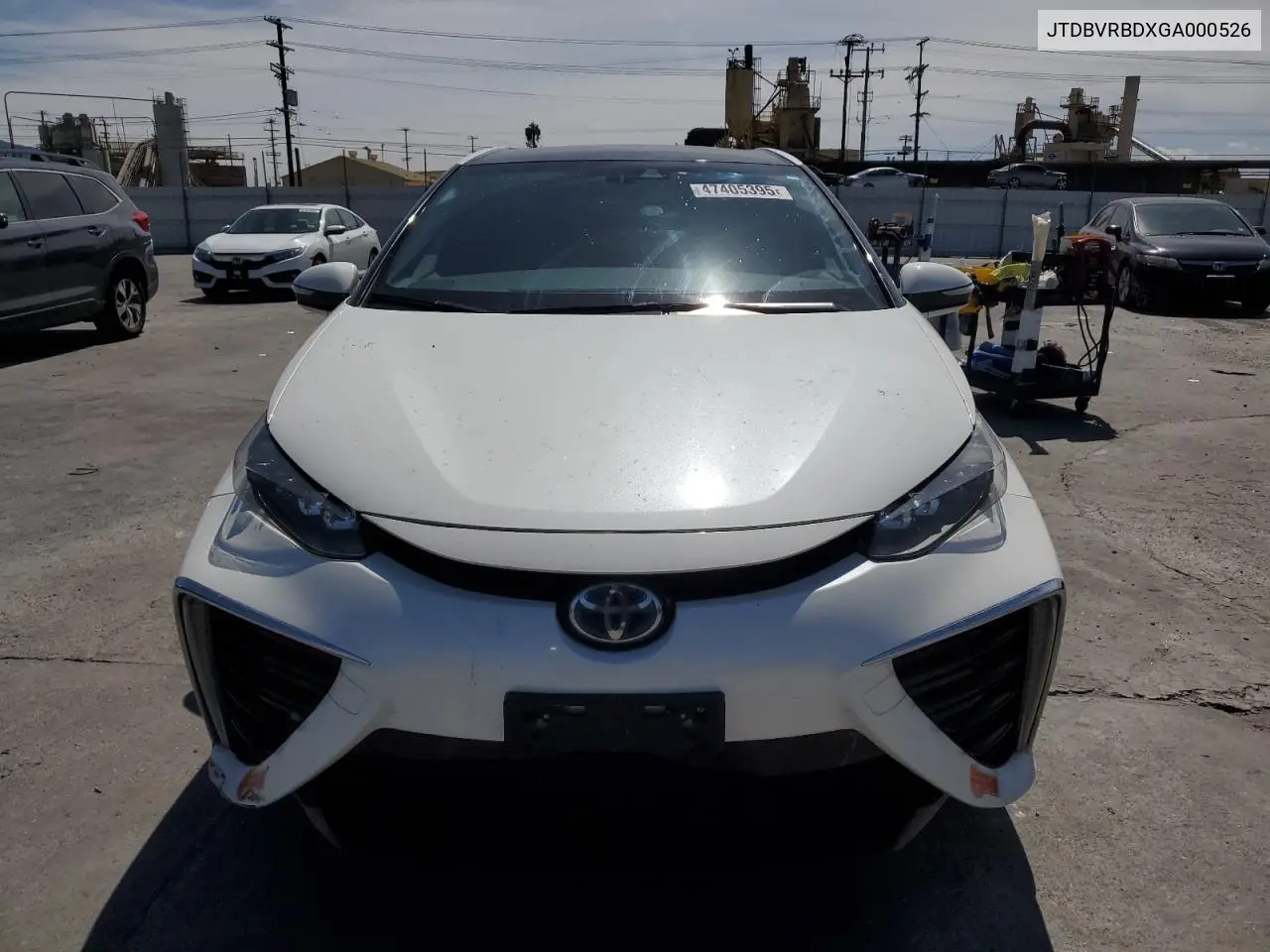 2016 Toyota Mirai VIN: JTDBVRBDXGA000526 Lot: 47405395