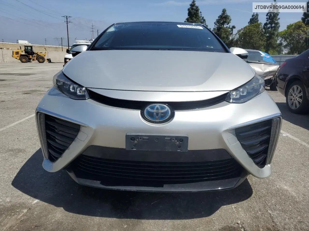 2016 Toyota Mirai VIN: JTDBVRBD9GA000694 Lot: 57515245