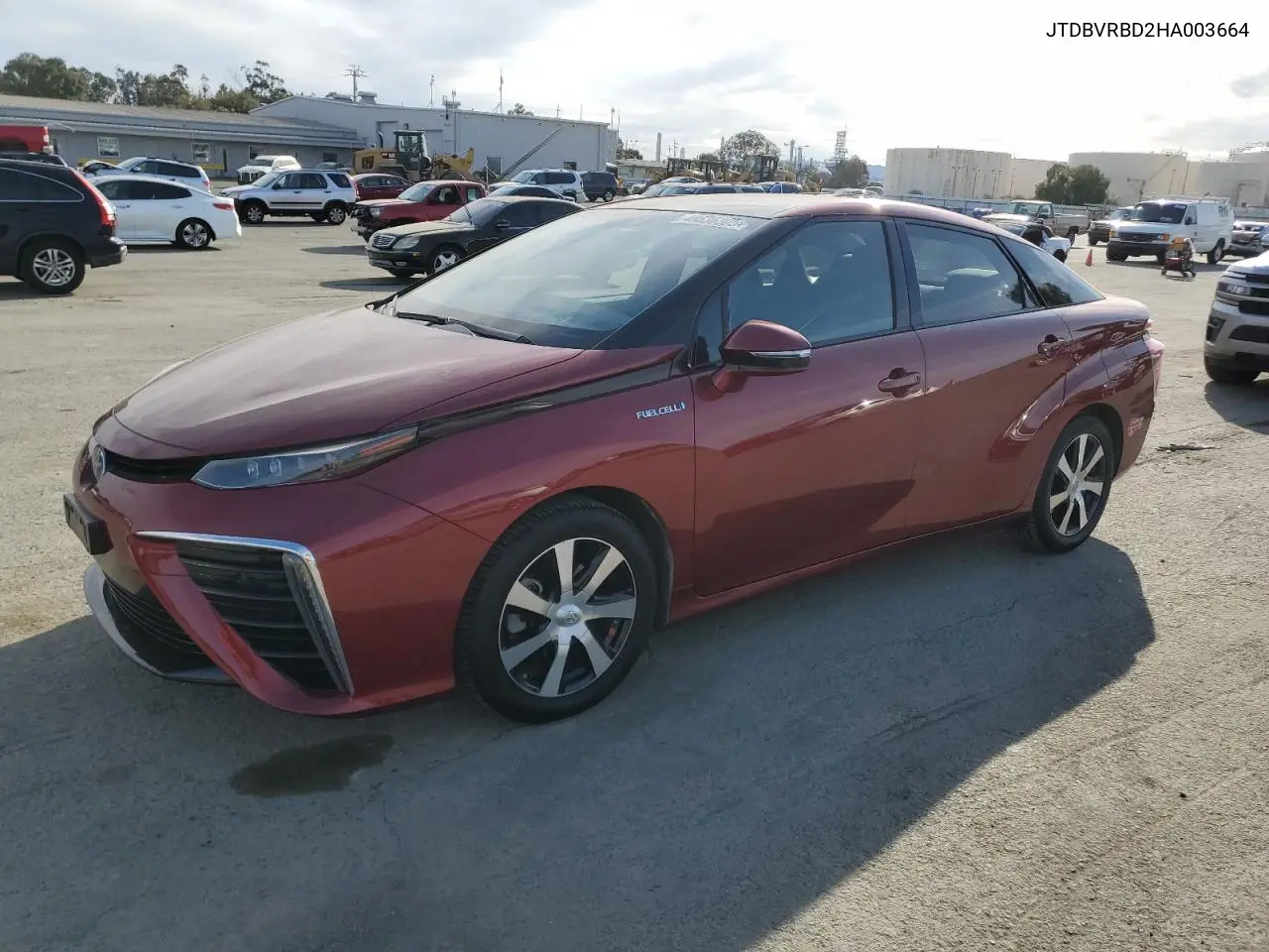 2017 Toyota Mirai VIN: JTDBVRBD2HA003664 Lot: 48636305