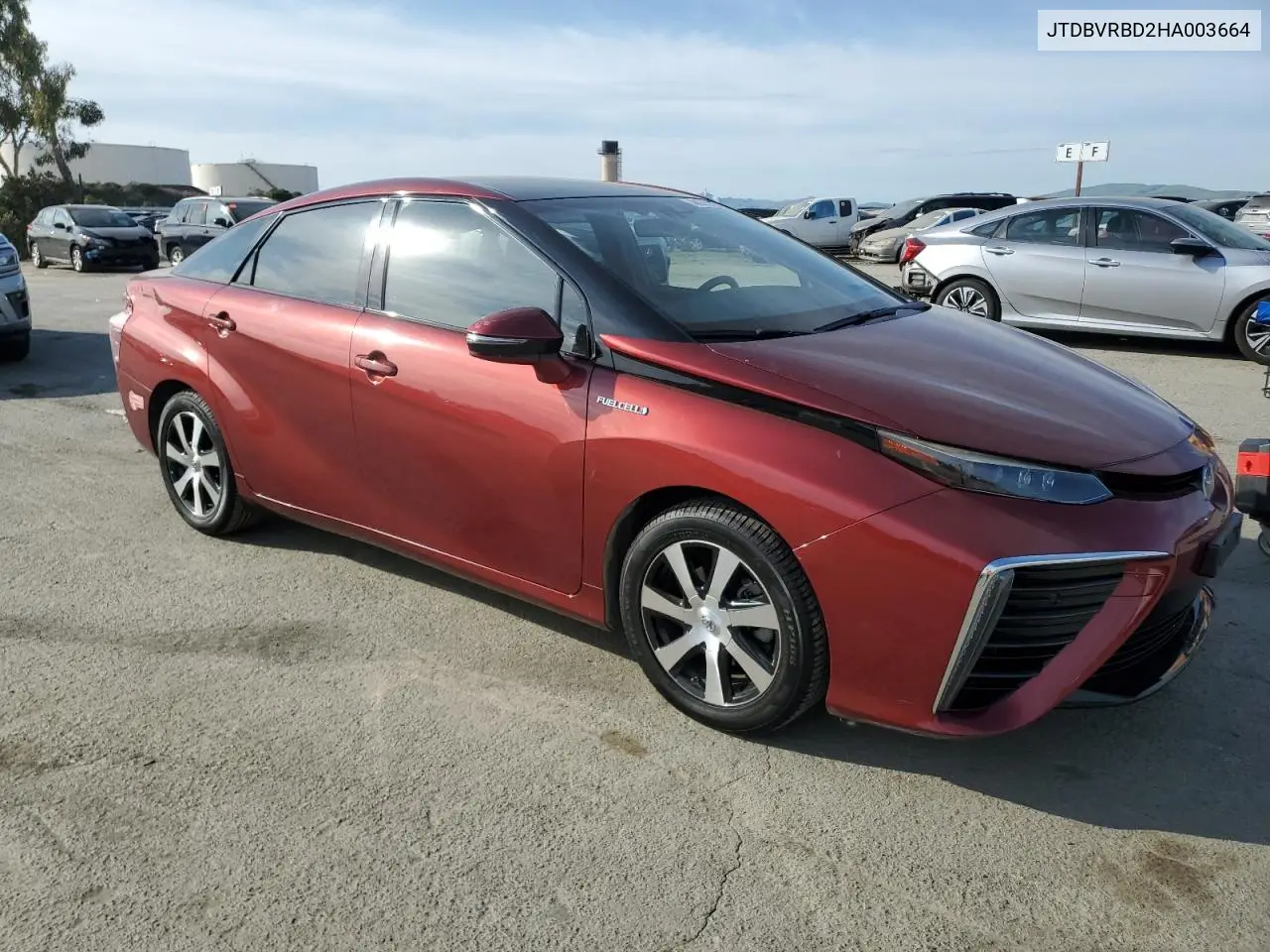 2017 Toyota Mirai VIN: JTDBVRBD2HA003664 Lot: 48636305