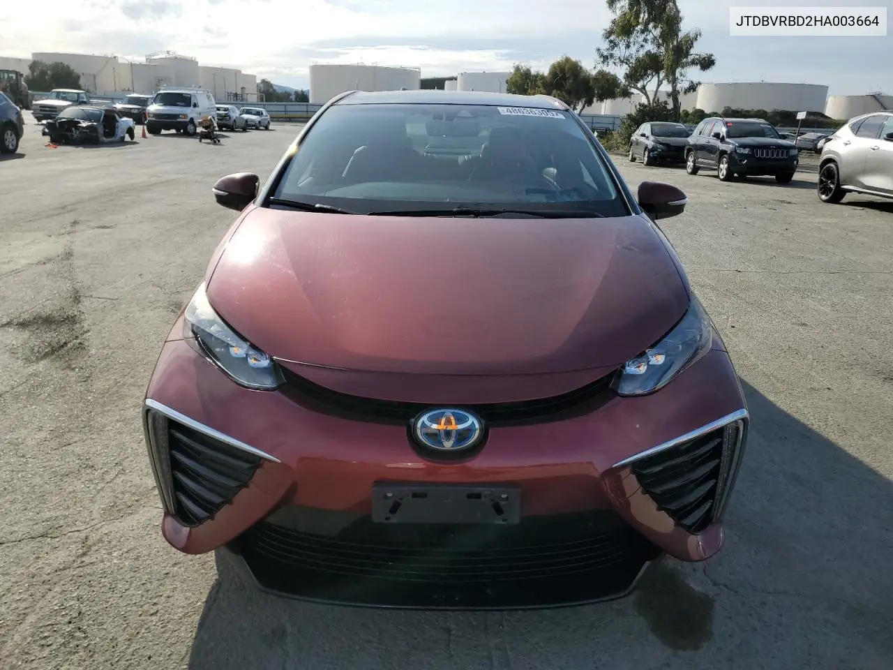 2017 Toyota Mirai VIN: JTDBVRBD2HA003664 Lot: 48636305