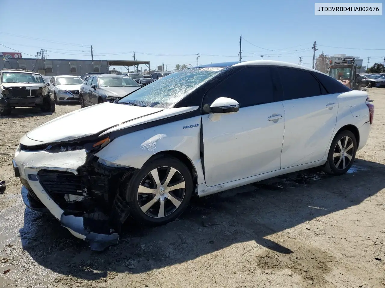 2017 Toyota Mirai VIN: JTDBVRBD4HA002676 Lot: 49674925