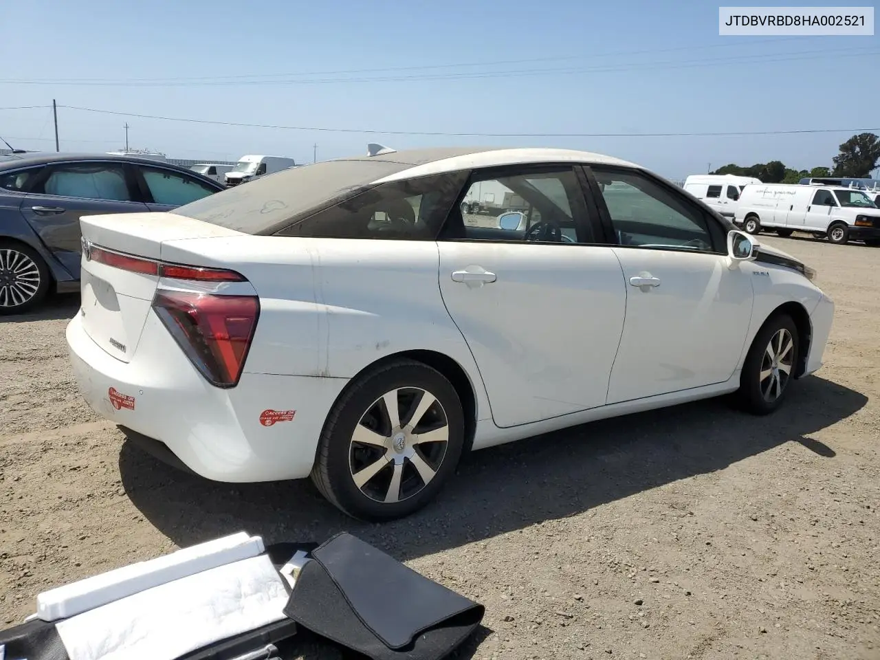 2017 Toyota Mirai VIN: JTDBVRBD8HA002521 Lot: 51705345