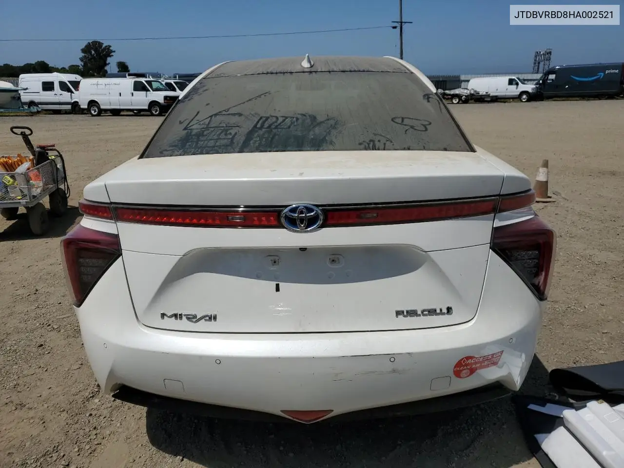 2017 Toyota Mirai VIN: JTDBVRBD8HA002521 Lot: 51705345