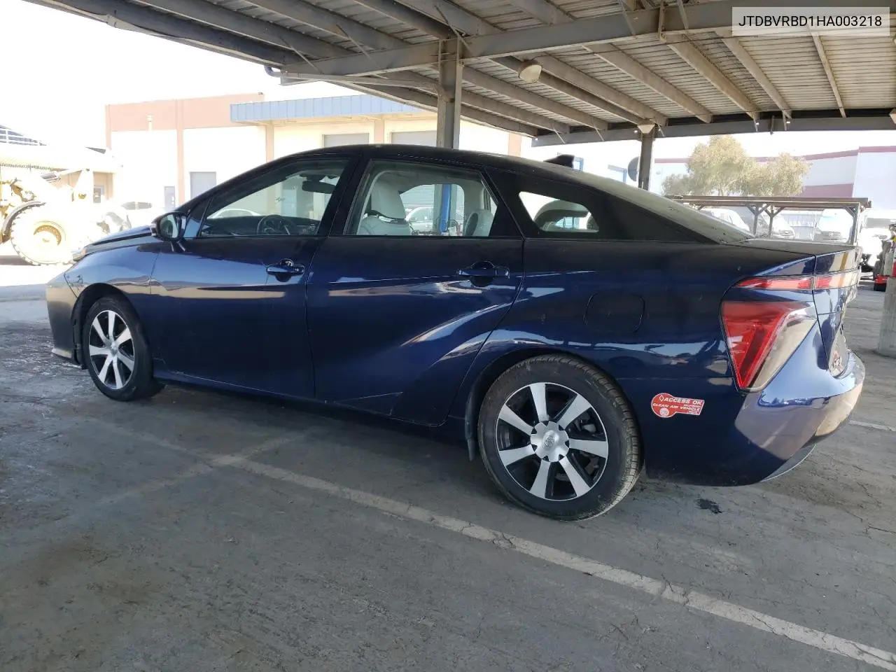 2017 Toyota Mirai VIN: JTDBVRBD1HA003218 Lot: 53211895